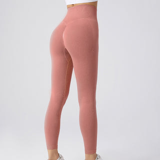 Seamless high waist yoga leggings for women