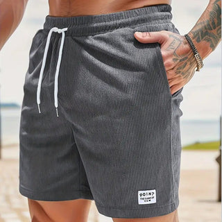 Einfache Männer Sport Cord Shorts