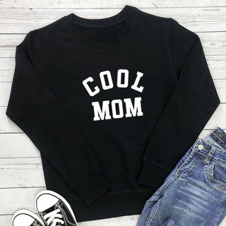 "Cool MOM" Langarmpullover, Sweatshirt Damen Pullover Darkonia.de