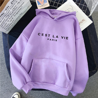 "Cest la vie" Damen Hoodie