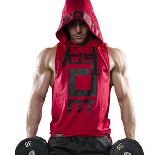 Men's sleeveless summer hoodie