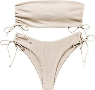 Weißes Sommer Bikini Set, jetzt bestellen bei Darkonia.de