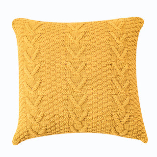 Beautiful knitted pillowcase