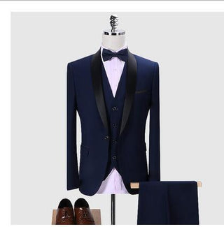 Slim men's suit, 3-piece (without shoes)