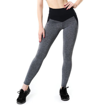 Fitness Leggings grau schwarz, jetzt bestellen bei Darkonia.de