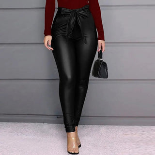 Stylische Enge Pu Leder Leggings für jeden Anlass Leggings Darkonia.de