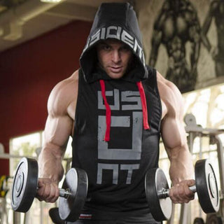 Men's sleeveless summer hoodie