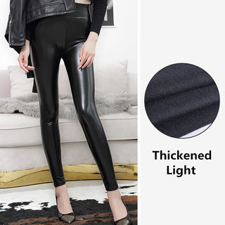 Classic High Waist Leder Leggings Leggings Darkonia.de