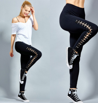 Stretchy Zerrissene Leggings Leggings Darkonia.de