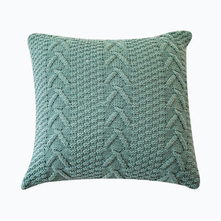 Beautiful knitted pillowcase