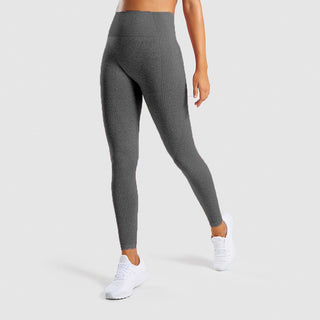 Seamless jacquard gym leggings