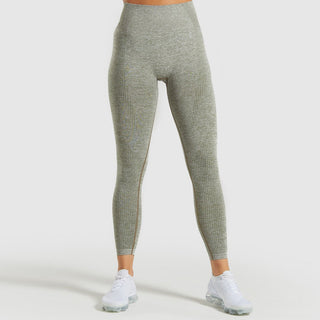 Seamless jacquard gym leggings