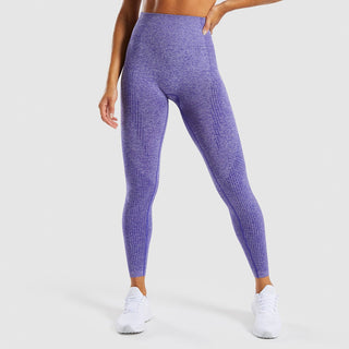 Seamless jacquard gym leggings