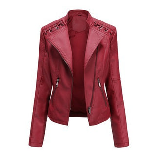 women's motorcycle leather jacket