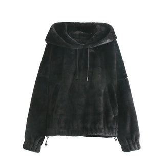 Flauschiger Frauen Hoodie