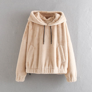 Flauschiger Frauen Hoodie