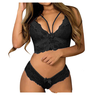 2-Piece Sexy Women's Lingerie Set with Lace