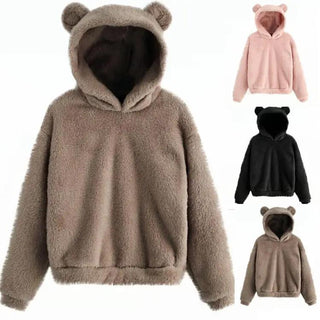 Süßes Kaninchen Ohr Hoodie für Damen Damen Hoodie