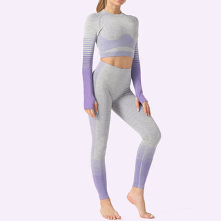 2-teiliges Fitness-Set für Damen – Atmungsaktive Sportbekleidung