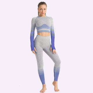 2-teiliges Fitness-Set für Damen – Atmungsaktive Sportbekleidung