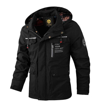 Herren-Kapuzen Jacke für Herbst & Winter, Winddicht Herren Jacke Darkonia.de