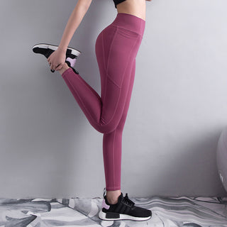 High waist fitness leggings with pockets