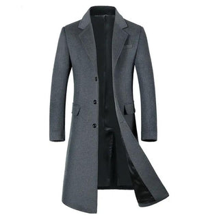 Eleganter Herren Wollmantel Herren Mantel Darkonia.de