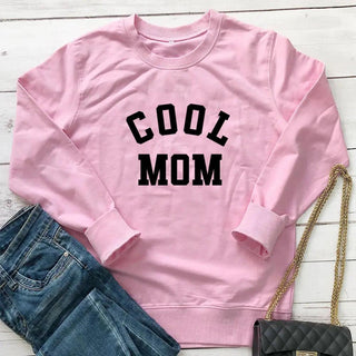 "Cool MOM" Langarmpullover, Sweatshirt Damen Pullover Darkonia.de