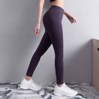 High waist fitness leggings with pockets