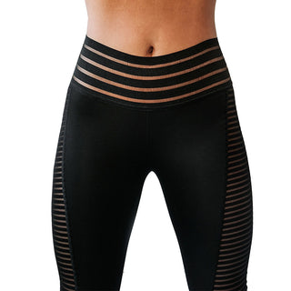 Yoga Leggings Hose mit Mesh-Nähten Leggings Darkonia.de