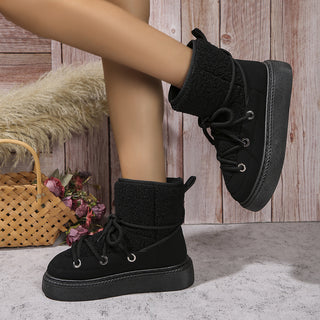 Flat Fashionable Warm Winter Boots