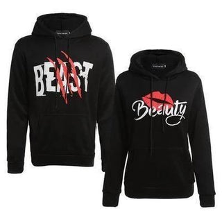 Couple Beauty & Beast Hoodie, Einzeln und im Paar erhältlich Hoodie Darkonia.de