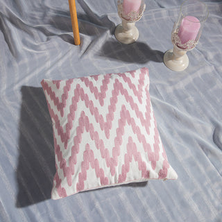 Embroidered cotton cushion cover