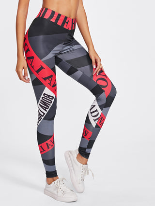 Printed GYM leggings