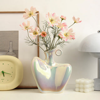 Ceramic vase in modern design – Nordic style for living room decoration