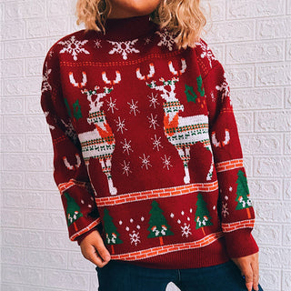 Christmas Rentier Damen Sweatshirt Pullover für schöne Festtage