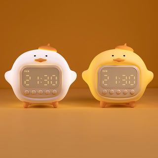 Smart Duck Alarm Clock with Night Light – Perfect for the Children's Room