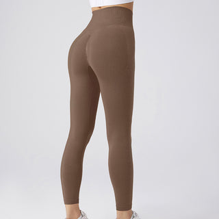 Seamless high waist yoga leggings for women