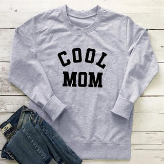 "Cool MOM" Langarmpullover, Sweatshirt Damen Pullover Darkonia.de