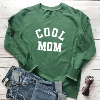 "Cool MOM" Langarmpullover, Sweatshirt Damen Pullover Darkonia.de