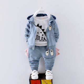 Hell Blaues 3-Teiliges Stylisches Kinder Jungen Bekleidungs Set, jetzt bestellen bei Darkonia.de