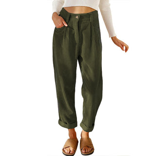 High Waist Women's Casual Pants