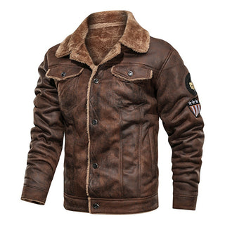 Warme Herren Piloten Jacke