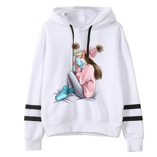 "Mama" Bedruckter Frauen Hoodie