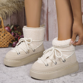 Flat Fashionable Warm Winter Boots