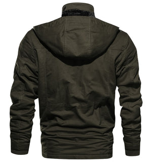 Herren Winter Fleece Jacke mit Kapuze Herren Jacke Darkonia.de