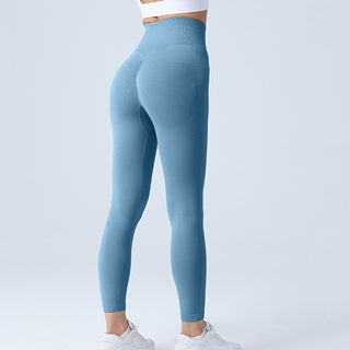 Seamless high waist yoga leggings for women