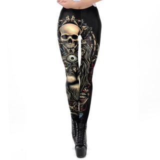 Skull leggings for women