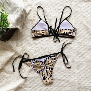 2-piece bikini with pattern