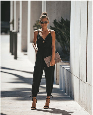 Schwarzer Sommer Jumpsuit, jetzt bestellen bei Darkonia.de